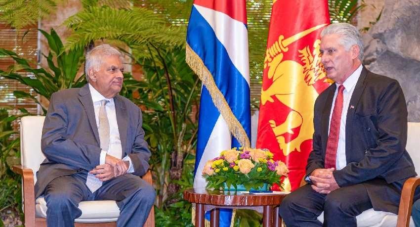 Sri Lanka and Cuba discuss reinforcing ties